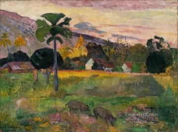 Haere Mai Paul Gauguin paisaje Pinturas al óleo